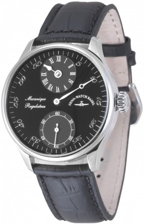 Zeno-Watch Basel Godat II Regulator black 44 mm 6274Reg-e1