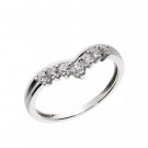 Amaze diamantring 14 kt hvitt gull thumbnail