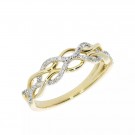 Savanna diamantring 14 kt gult gull**TILBUD  thumbnail