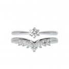 Amaze diamantring 14 kt gult gull thumbnail