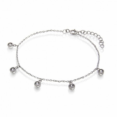 62263 - Sølv-armlenke rhodinert