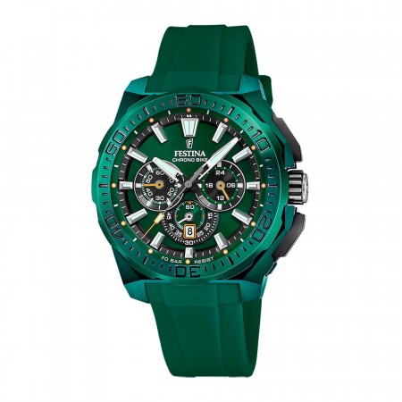 Festina,Chr.Bike.Spes.ed. Grønn pvd, 2025 F20730-1