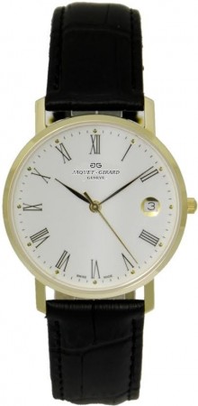 Jaquet+Girard Gullur herre 14kt - Gents Watch 14kt safirglass