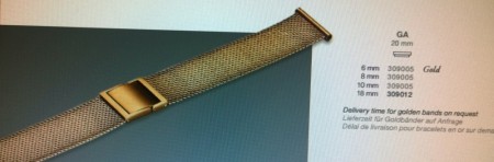 Rowi 14kt gull lenke 14ct gold mesh band