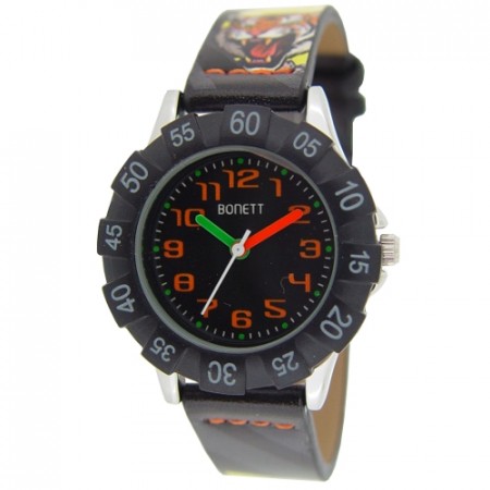 Bonett gutteur tiger sort skive