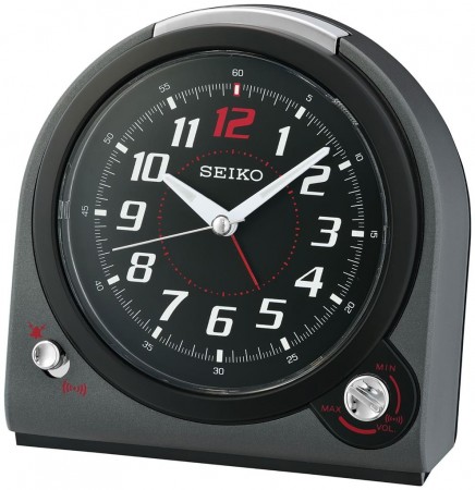 SEIKO ALARM CLO14X13X8CM SWEEP BEEP/BELL SNOOZE LI