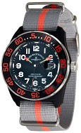 Zeno-Watch Basel H3 Teflon - black/gray - gray 6594Q-a15-Nato-35 45 mm