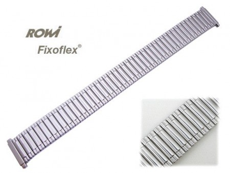 Watch band Fixoflex S expansion band telescopic end 16-20mm stainless steel silver-colored ROW