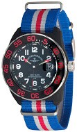 Zeno-Watch Basel H3 Teflon - black/red - Nylon 6594Q-a17-Nato-43