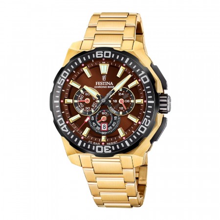 Festina, Chr.Bike, PVD, lenke, brun skive, NYHET 2025