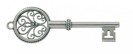 stabbursnøkkel, hvitt sølv