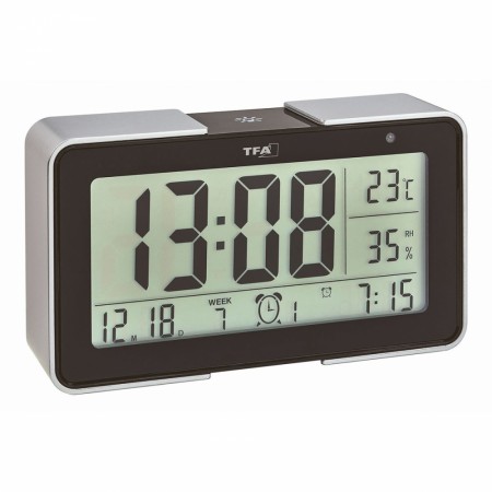 Digital Radio-Controlled Alarm Clock with Various Alarm Sounds MELODY