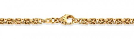 Kongekjede armbånd 14kt gult gull 1,8mm - 18,5 cm