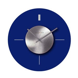 NeXtime Veggur, rund blå 35cm NT2232BL
