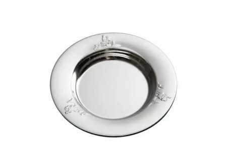 NILS OG BLÅMANN BARNETALLERKEN SØLV