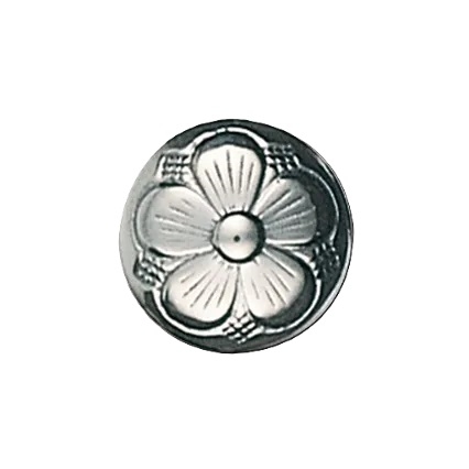 Knapp 17 mm med botn, oksidert