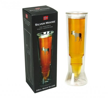 Silver Moose Øl Glass 1 stk