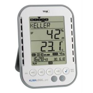 TFA "Klimalogger Pro" Proffesjonell termo-/h