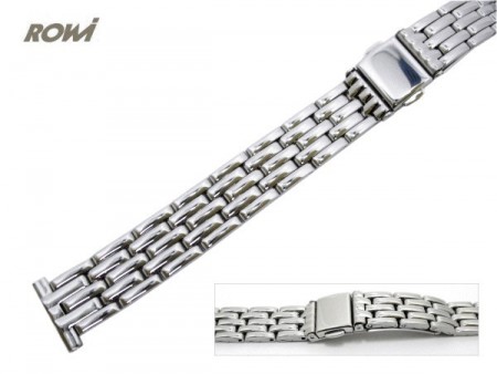 Watch strap 14mm stainless steel polished fashion by ROWI
