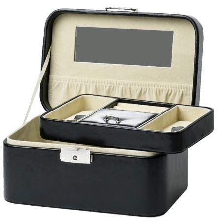 Smykkeskrin P6811B-294 sort/beige