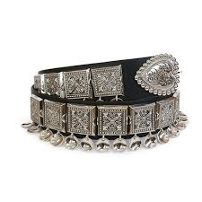 BUNADBELTE MED STØLER 85-100 cm, Vossasylv*Lages ved bestilling*