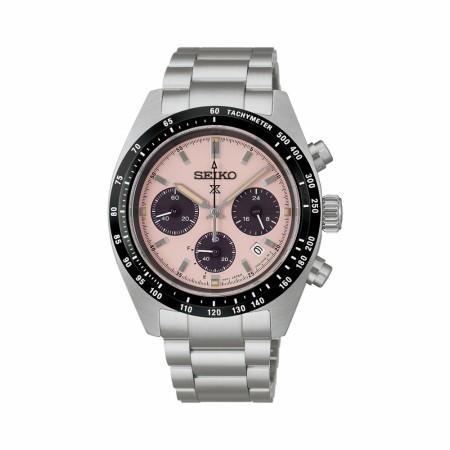 SEIKO Prospex Speedtimer SSC963P1 rosa skive lenke NYHET! SOLAR