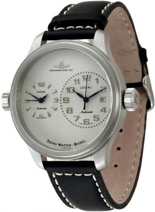 Oversized Retro Dual Time 47.5 mm 8671 e2 Skarnes Ur Gull B