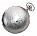 Klokke, rimelig lommeur til Solør-Odal Mannsbunad, chrom