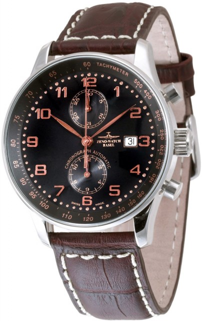 Zeno Watch Basel Xl Retro Chrono Bicompax 44 mm P557BVD-c1 Urmaker Norge Sverige Island